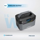 Powerology 120000mAh Portable Power Generator Fast Charging 384Wh 600W - Black 