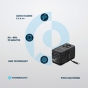 Powerology Universal GaN 85W Super Charger Retractable Type-C Cable