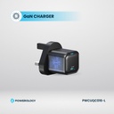 Powerology 20W Single C Port PD Charger UK with Type C to Lightining MFI 27W cable - Black	
