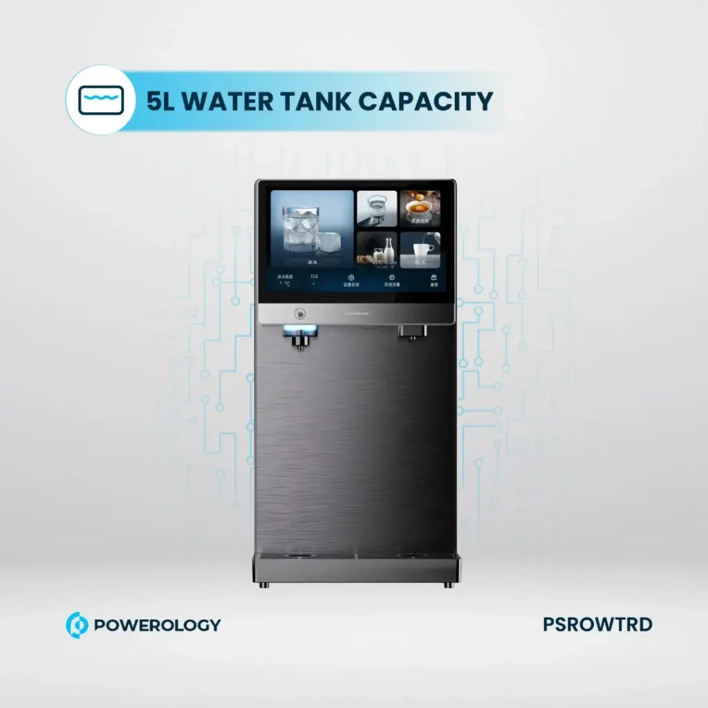 Powerology 4-Stage Reverse Osmosis Water Purifier Dispenser - Black