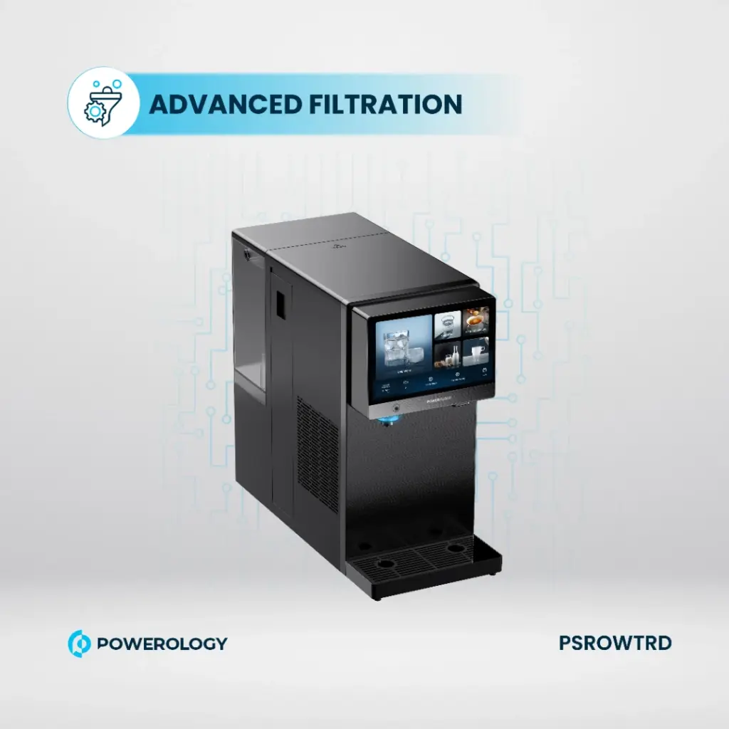 Powerology 4-Stage Reverse Osmosis Water Purifier Dispenser - Black