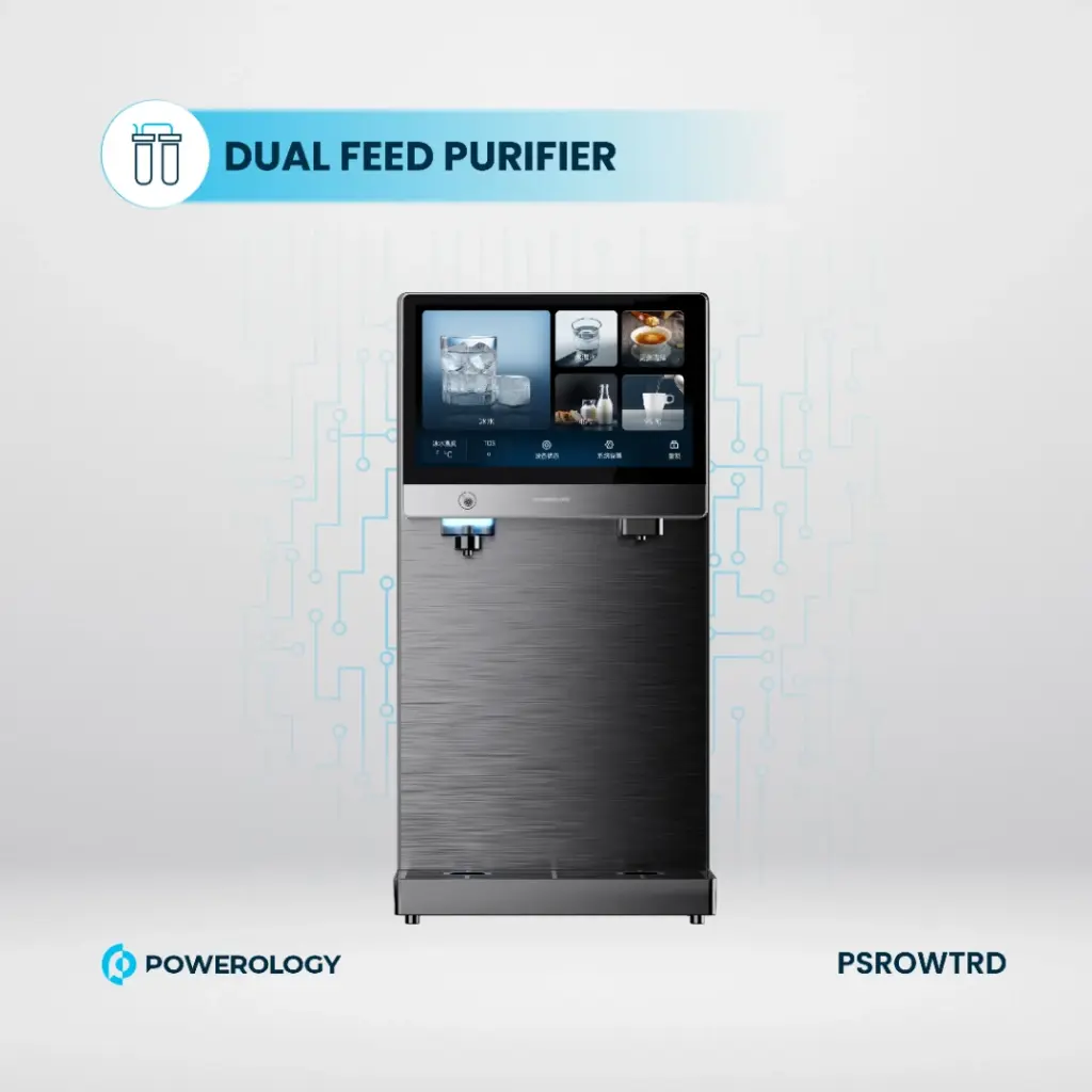 Powerology 4-Stage Reverse Osmosis Water Purifier Dispenser - Black