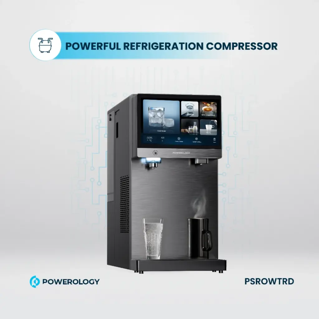 Powerology 4-Stage Reverse Osmosis Water Purifier Dispenser - Black