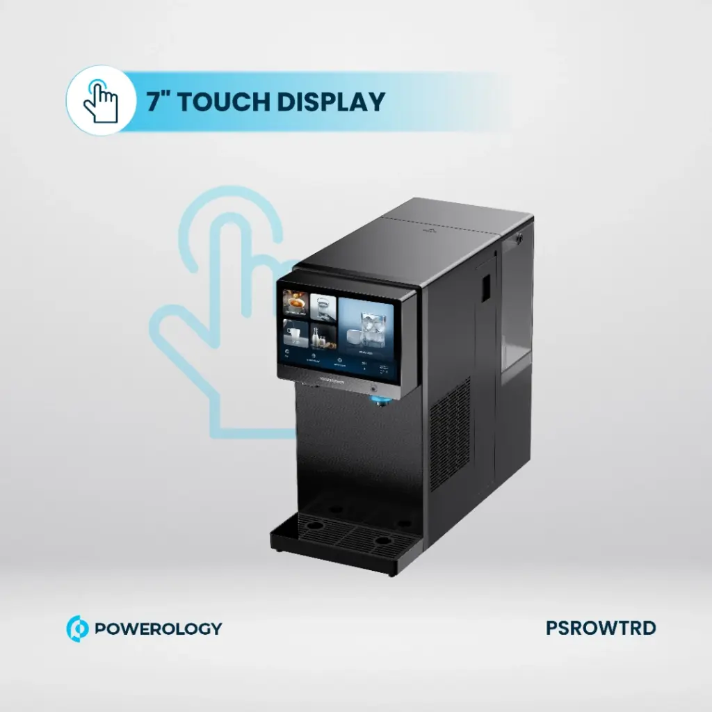 Powerology 4-Stage Reverse Osmosis Water Purifier Dispenser - Black