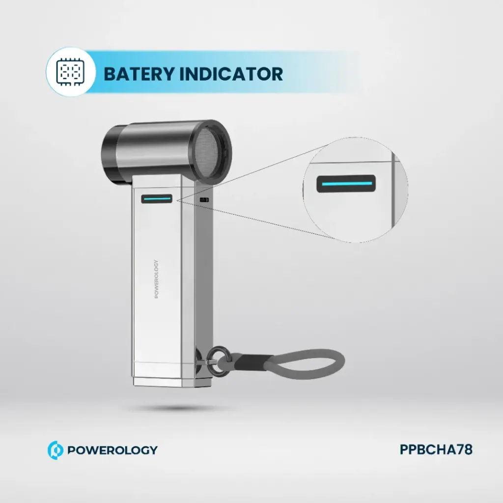 Powerology Turbo Jet Fan & Vacuum - Silver