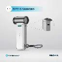 Powerology Turbo Jet Fan & Vacuum - Silver