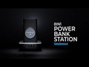 Powerology 8 in 1 Power Bank Station with Built-In Lightning and Type-C Cable