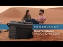 Powerology Smart Portable Fridge and Freezer with Detachable Wheels