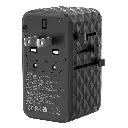 Powerology GaN 170W Universal Charger with 4-Ports Fast Charging + Ac - Black