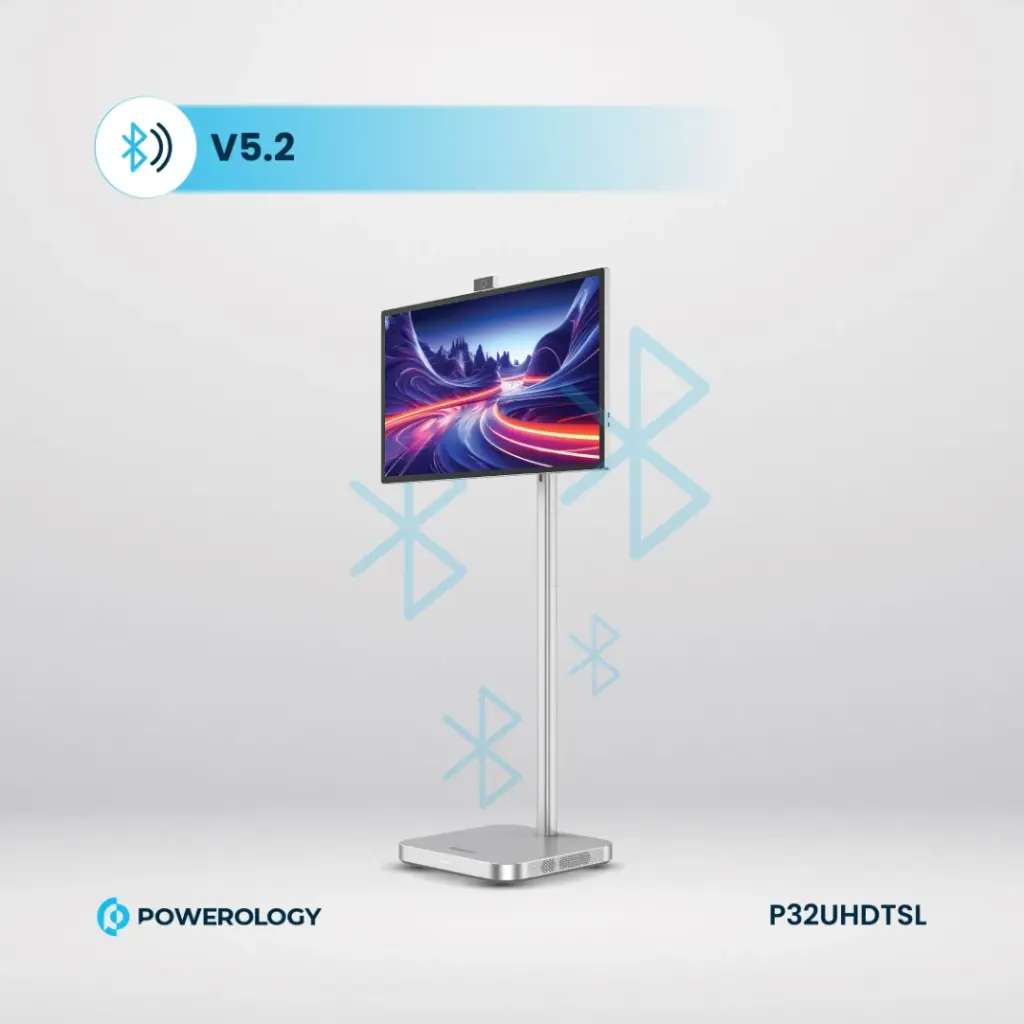 Powerology Android 32” UHD 60Hz Tablet with Stand