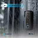 Powerology Smart Doorbell Camera - Black