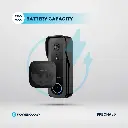 Powerology Smart Doorbell Camera - Black