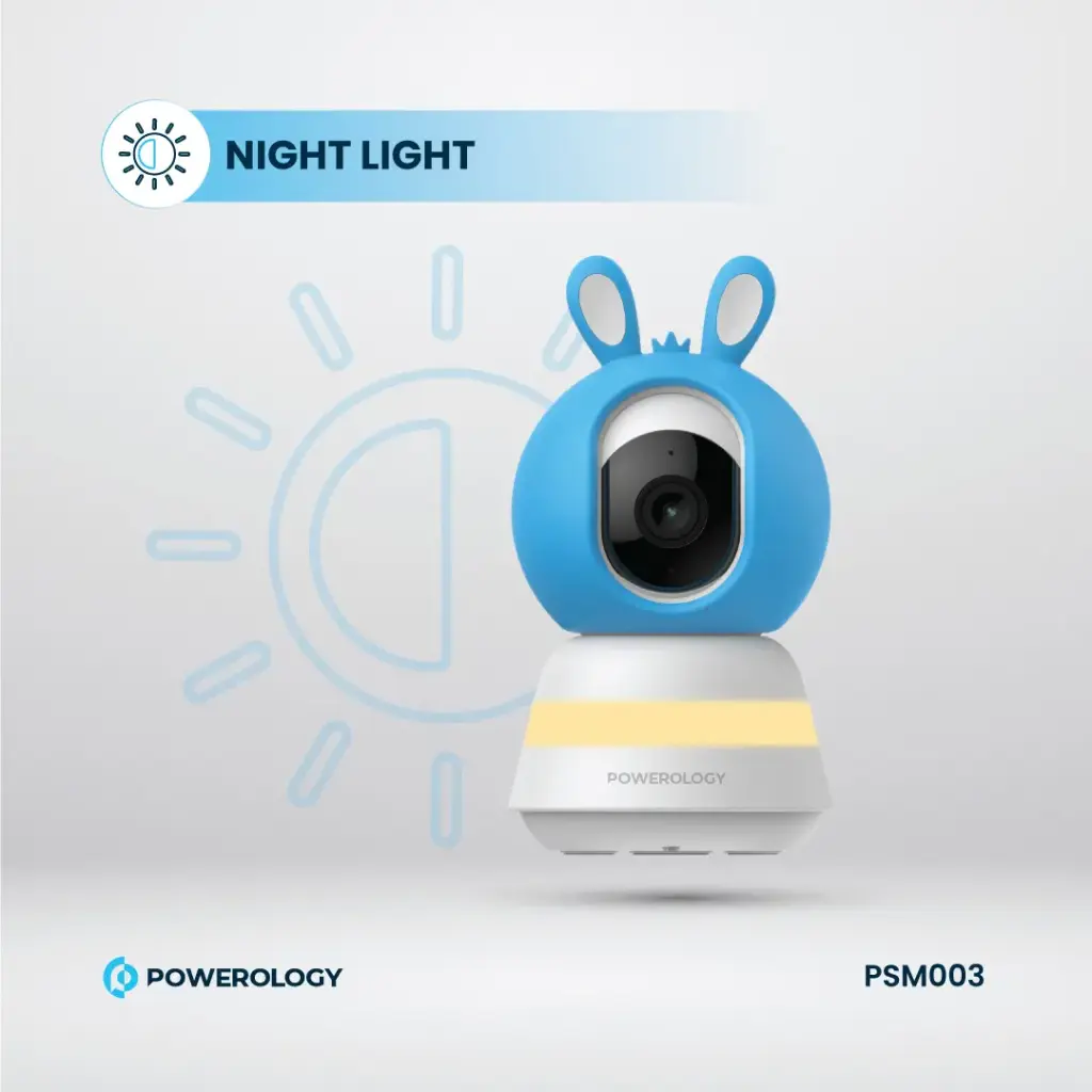 Powerology Monitor & App Baby Camera - Blue/Pink