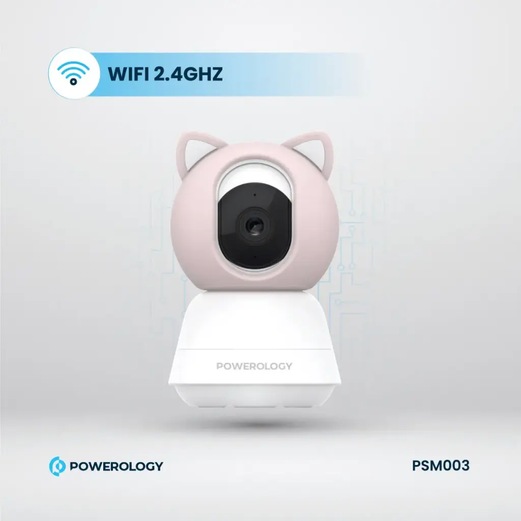 Powerology Monitor & App Baby Camera - Blue/Pink