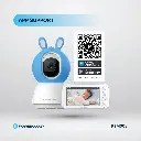 Powerology Monitor & App Baby Camera - Blue/Pink