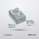 Powerology 30000mAh MagSafe Aluminum Power Bank - Dark Gray