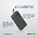 Powerology Aluminum 20000mAh Power Bank - Dark Gray