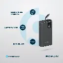 Powerology Aluminum 20000mAh Power Bank - Dark Gray