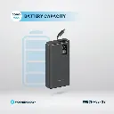 Powerology Aluminum 20000mAh Power Bank - Dark Gray