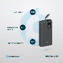Powerology Aluminum 20000mAh Power Bank - Dark Gray