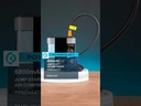 Powerology 8800mAh Jump Start Air Compressor - Transparent