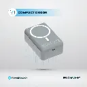 Powerology 30000mAh MagSafe Aluminum Power Bank - Dark Gray