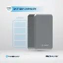 Powerology 30000mAh MagSafe Aluminum Power Bank - Dark Gray