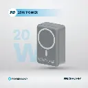 Powerology 30000mAh MagSafe Aluminum Power Bank - Dark Gray
