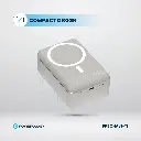 Powerology 30000mAh MagSafe Aluminum Power Bank - Dark Gray