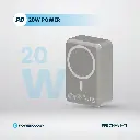 Powerology 30000mAh MagSafe Aluminum Power Bank - Dark Gray