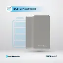 Powerology 30000mAh MagSafe Aluminum Power Bank - Dark Gray