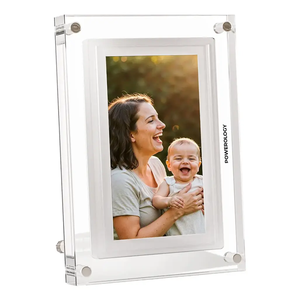 Powerology 7'' Smart Frame Digital Photo Display - White