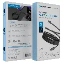 Powerology Malinka Weave Magnetic USB-C To Lightning 1.2m Cable PD 30W - Gray