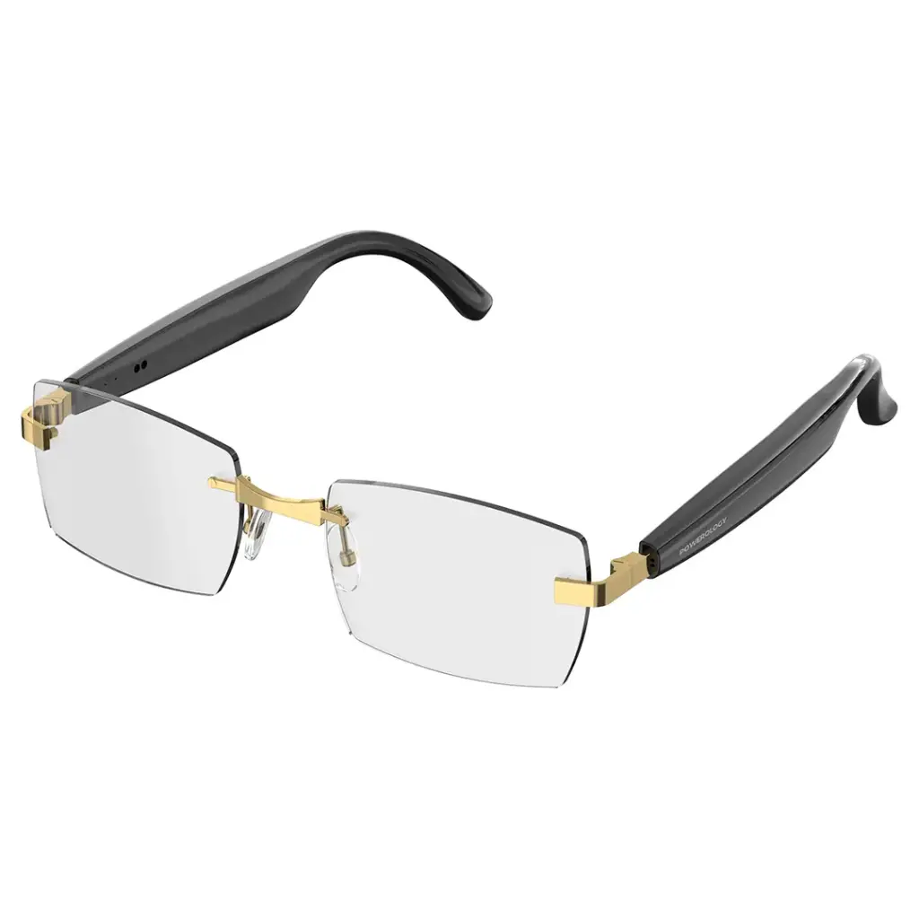Powerology Cannes Smart Audio Sunglasses - Gold/Black