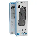 Powerology 8AC 2990W Power Strip PD 20W - Black