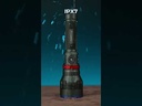 Powerology 4000mAh Waterproof LED Flashlight - Black