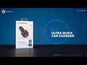Powerology Ultra-Quick Car Charger 130W with 0.9m/3ft Type-C To Type-C Cable