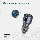 Green Lion Dual Port Car Charger PD+QC 75W - Gray (4).webp