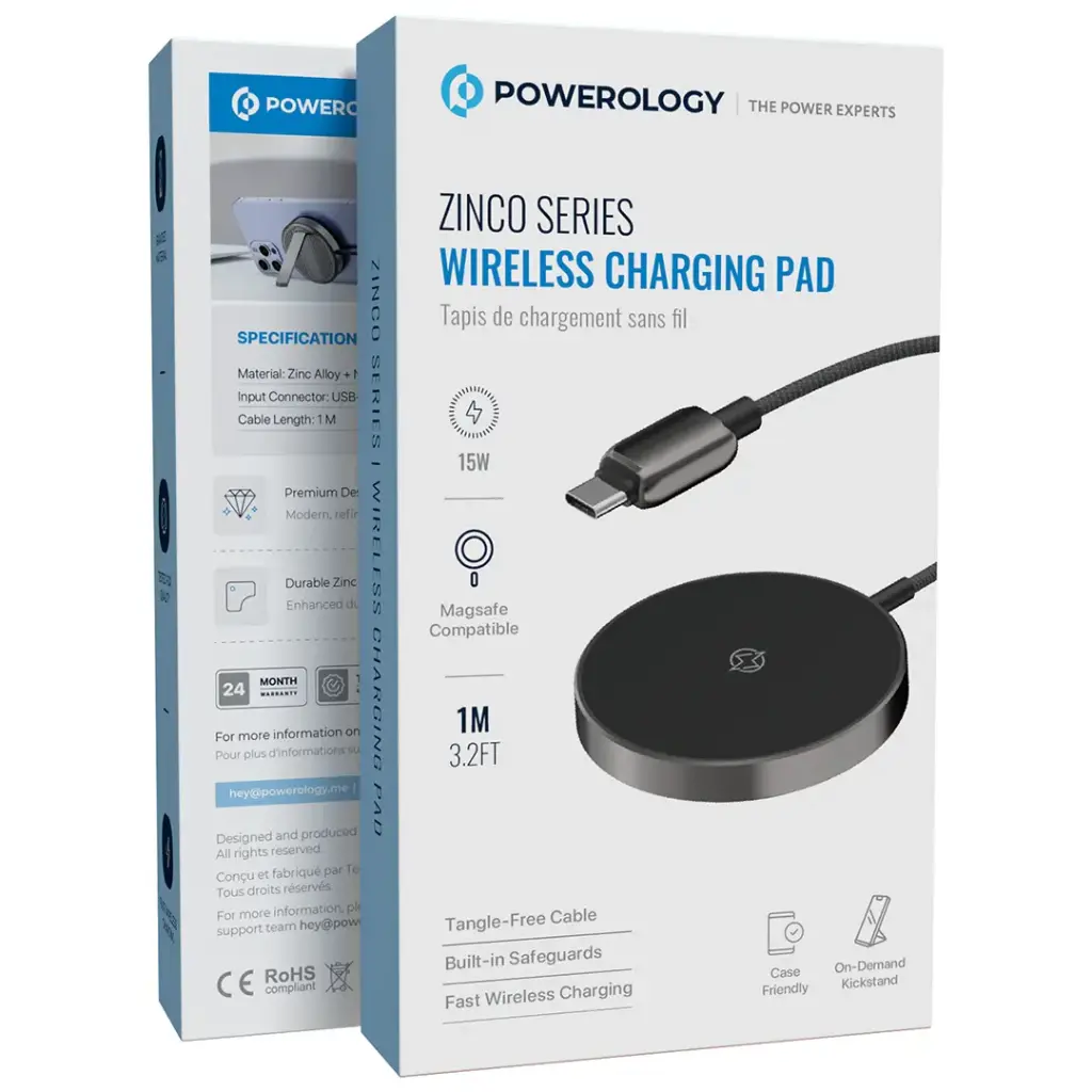 Powerology Zinco Series Wireless Charging Pad 6.webp