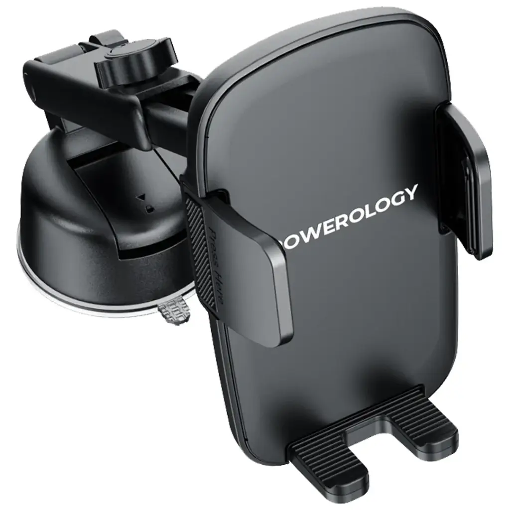 Powerology Raven Auto-Clamping Car Phone Mount7.webp