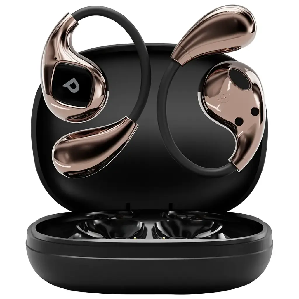Powerology Nammos Open-Ear Earbuds - Matte Black2.webp