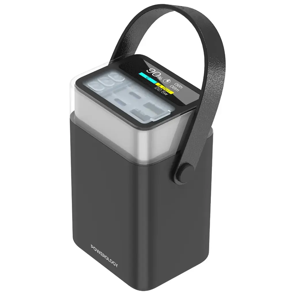 Powerology Halo Beam 40000mAh Power Bank PD 65W - Black5.webp