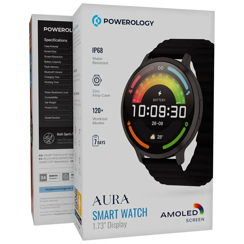 Powerology Aura Smart Watch 1.73 Display b.webp