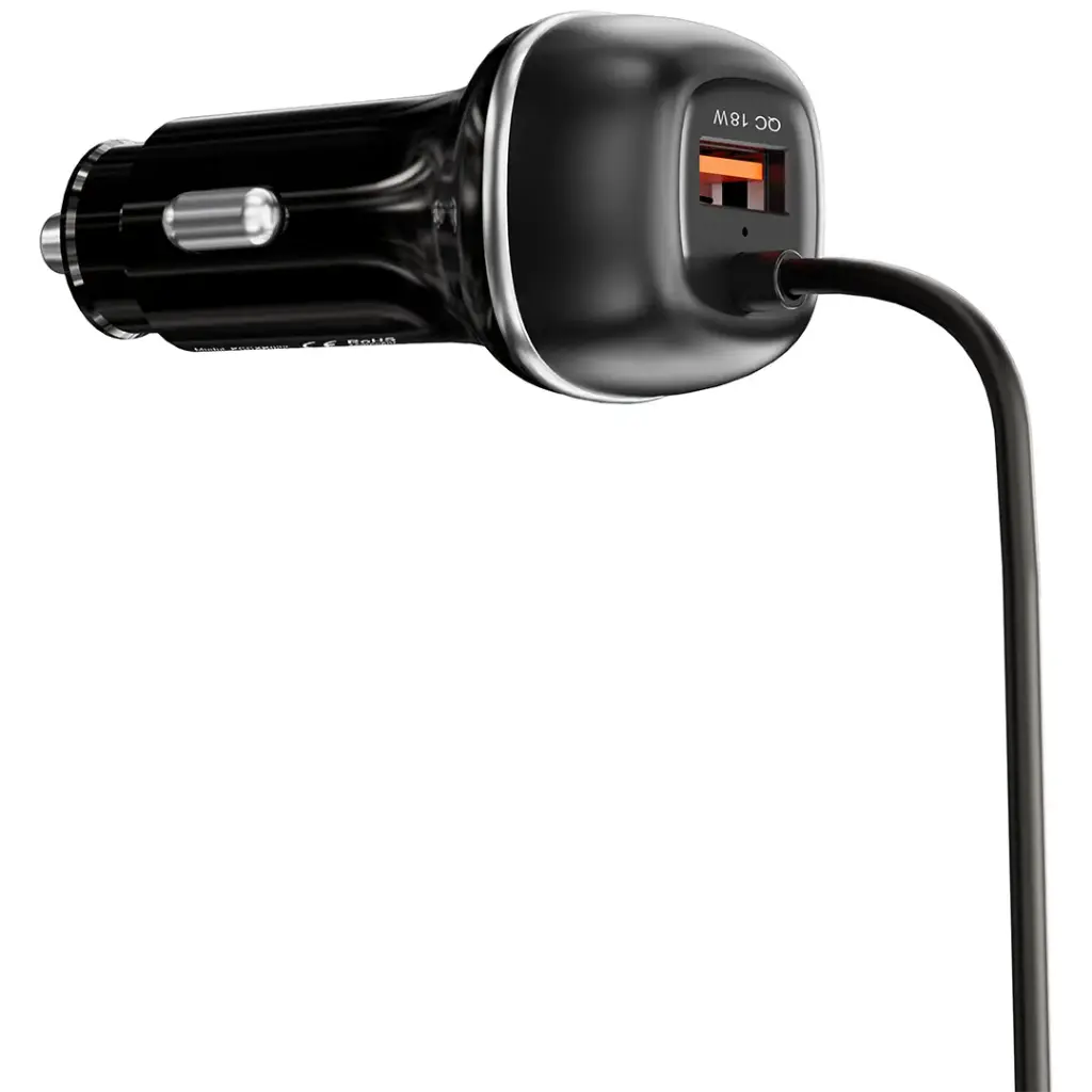 Powerology Nexar Smart Car Charger - Black2.webp