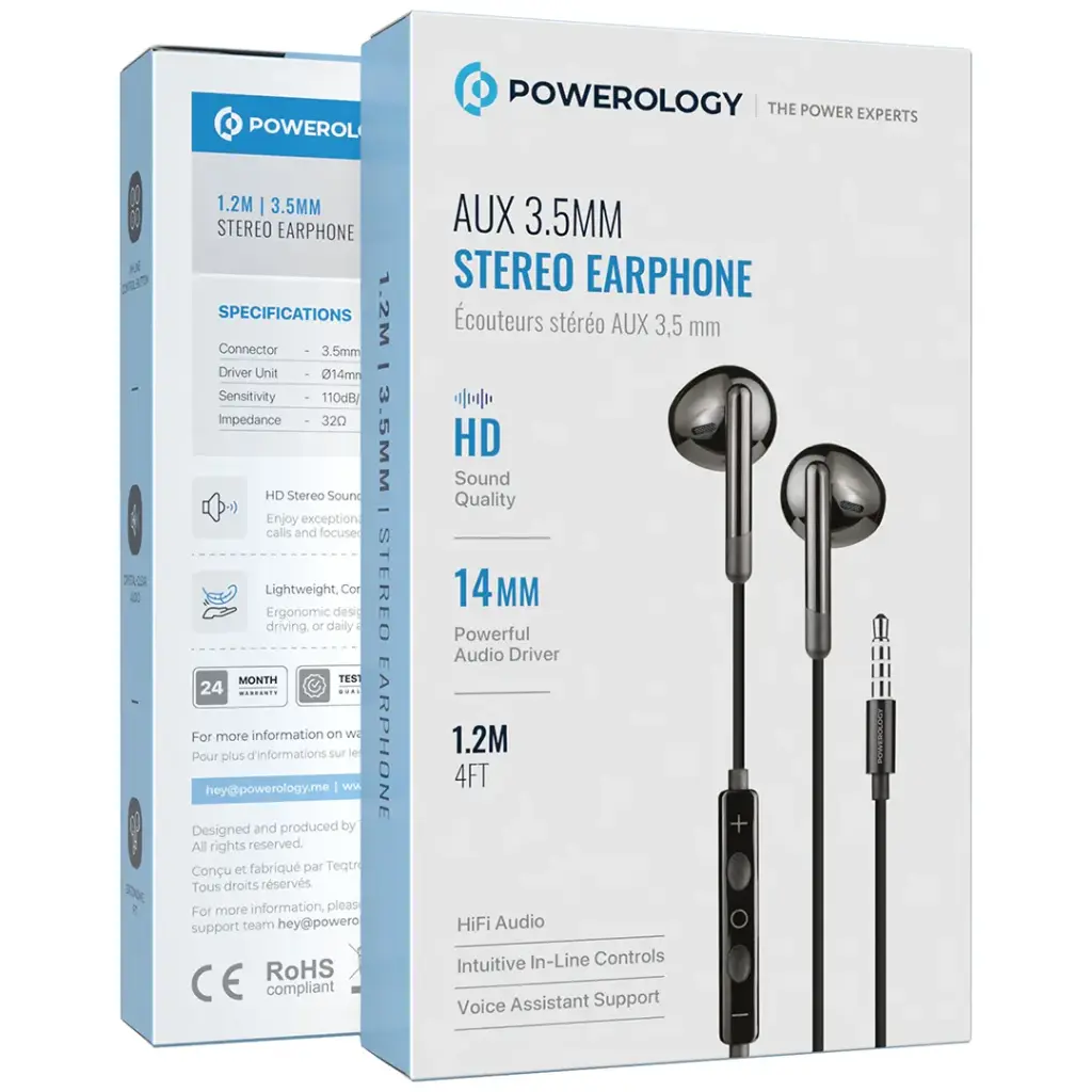 Powerology AUX 3.5mm Stereo Earphone5.webp
