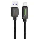Powerology 12W Braided USB-A to USB-C Cable - Black3.webp
