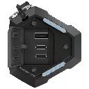 Powerology TorchPower 20000mAh Power Bank with Built-In Flashlight - Black 6.webp