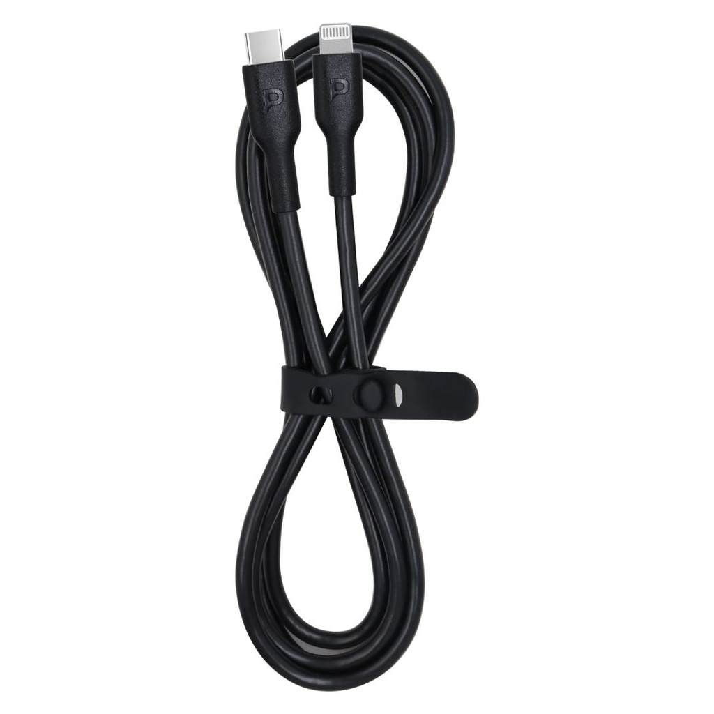 Powerology Type-C To Lightning Cable PD 20W, Fast Data Sync And Charge, Universal Compatibility