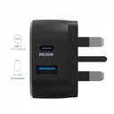 Powerology Dual Port Fast Charger Power Delivery Charging Adapter