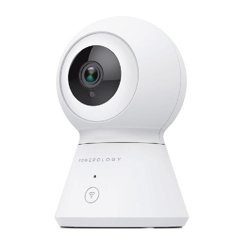 Powerology Wifi Smart Home Camera 360 Horizontal and Vertical Movement - White